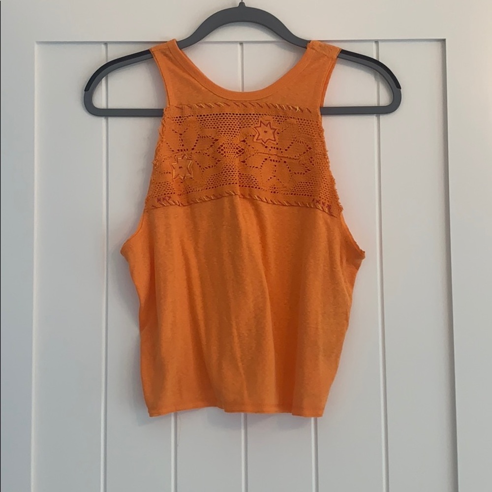Free People Orange Tank